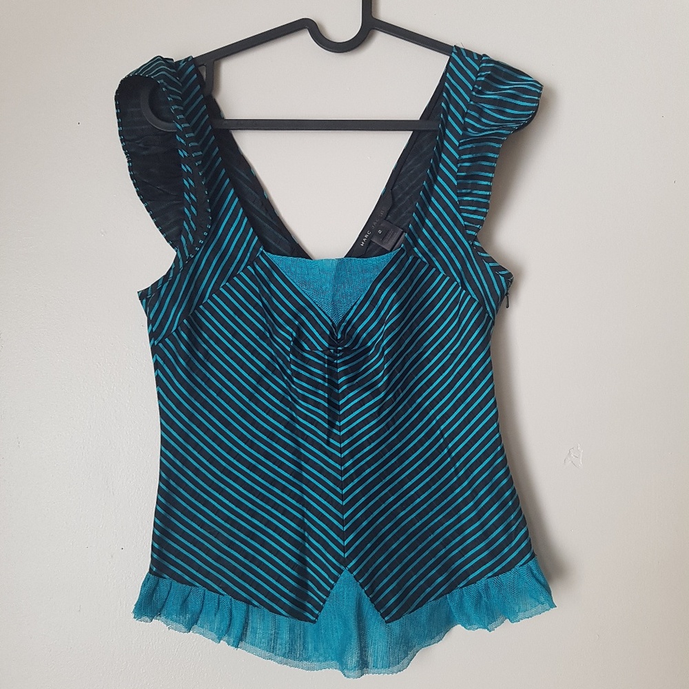 SALE❤️Marc by Marc Jacobs Short Sleeve Silk Top